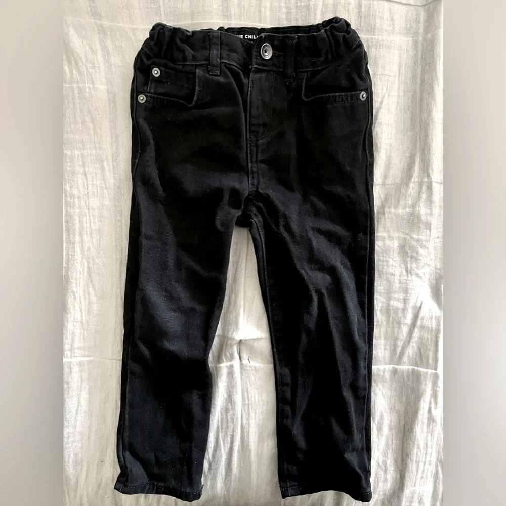 Kids black jeans size 3t children’s place brand. Style skinny